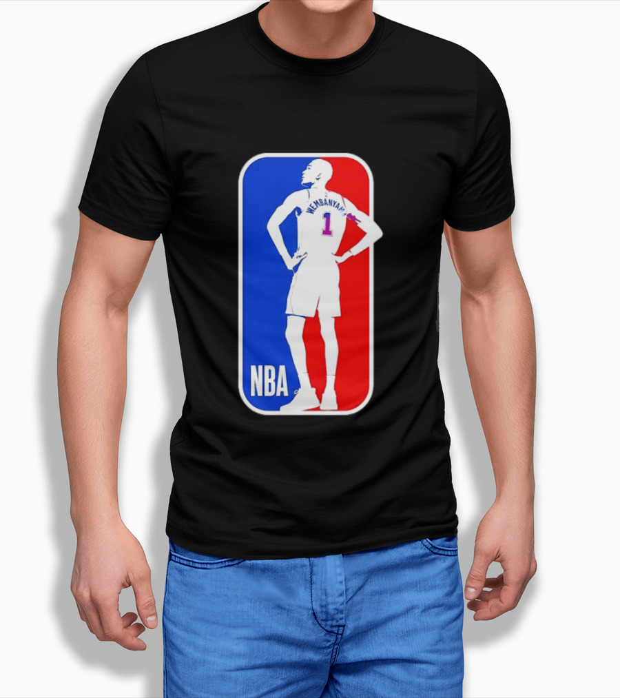 NBA Victor Wembanyama Number 1 Player T-Shirt