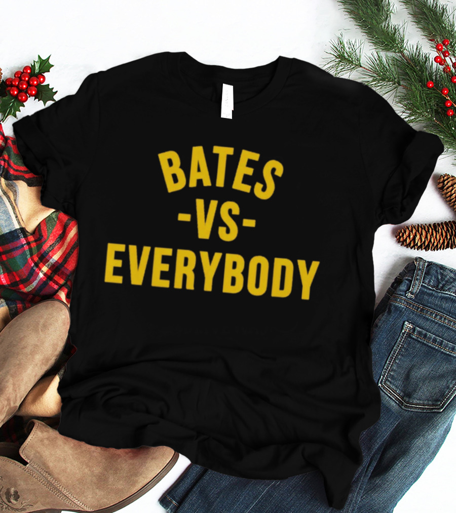 Bates Vs Everybody Bold Yellow Lettering T-Shirt