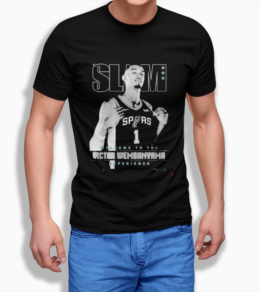 Slam Spurs Victor Wembanyama Welcome To The Future T-Shirt