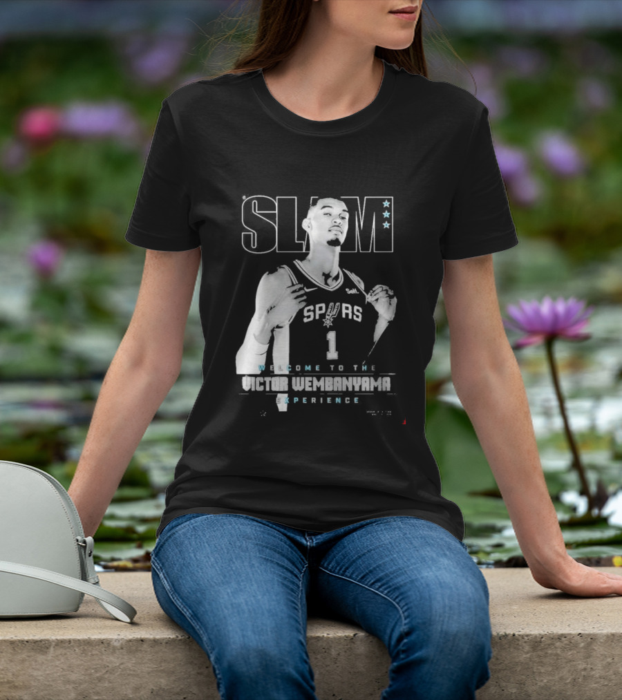 Slam Spurs Victor Wembanyama Welcome To The Future T-Shirt