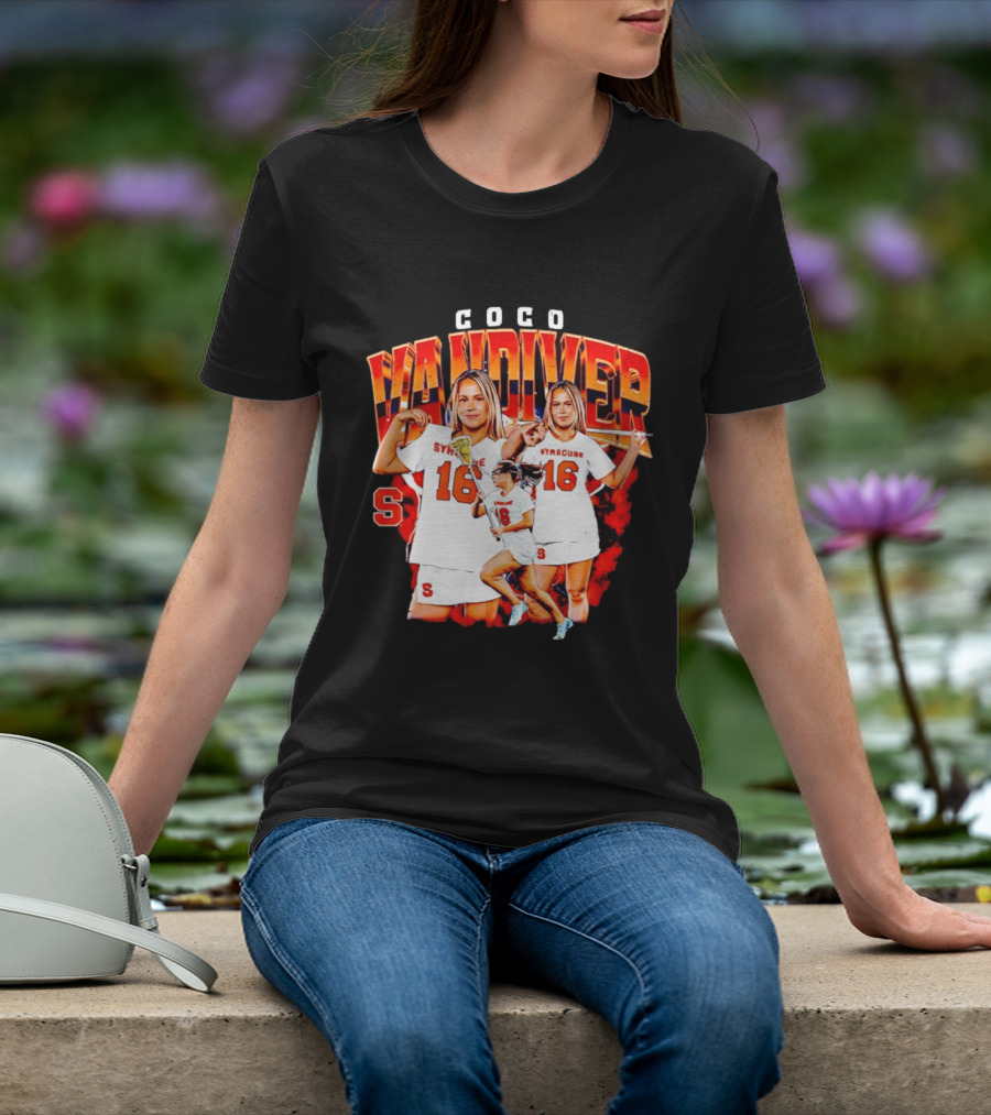 Coco Vandiver Syracuse Orange Lacrosse Number 16 T-Shirt