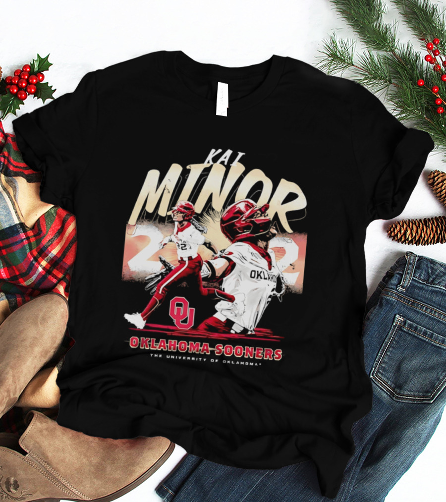 Kai Minor 2022 Oklahoma Sooners NCAA Softball The University Of Oklahoma T-Shirt