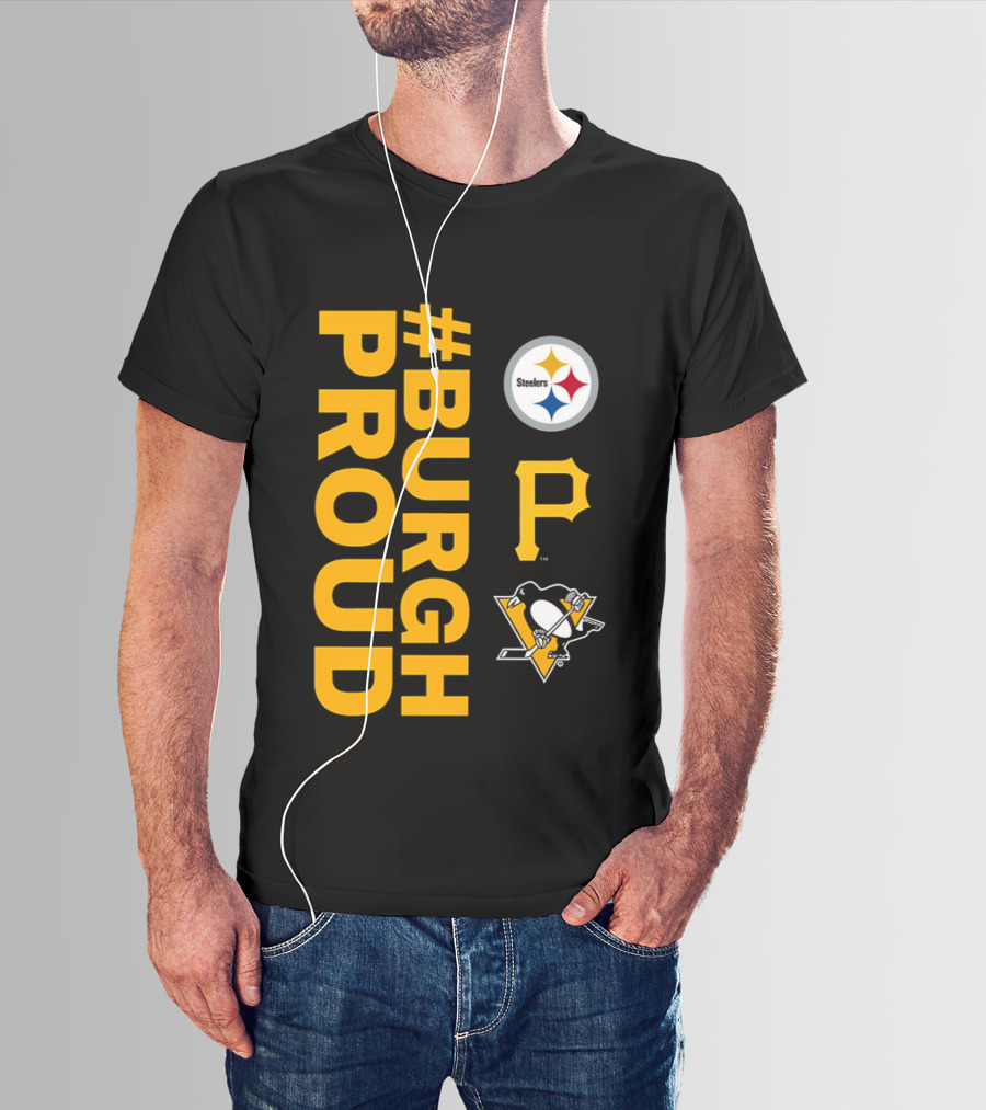 2026 #BurghProud Steelers Pirates Penguins T-Shirt