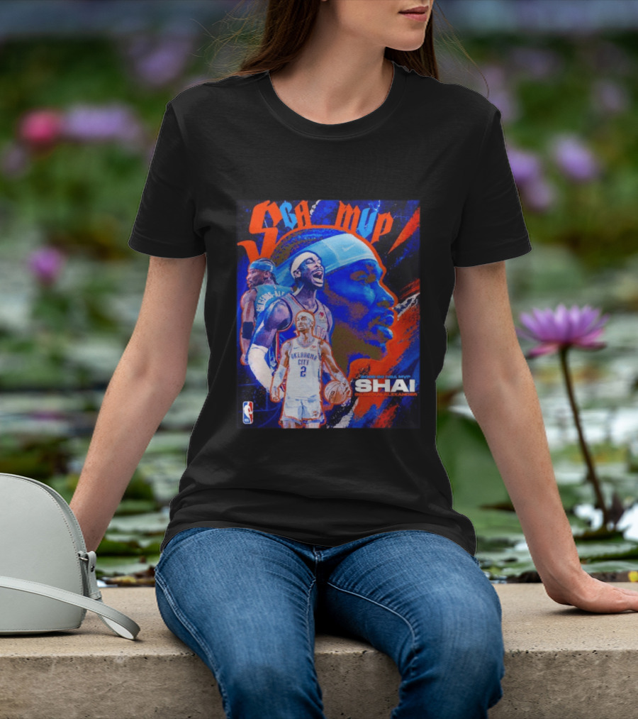 SGA MVP Shai Gilgeous Alexander Oklahoma City 2025 26 NBA MVP T-Shirt