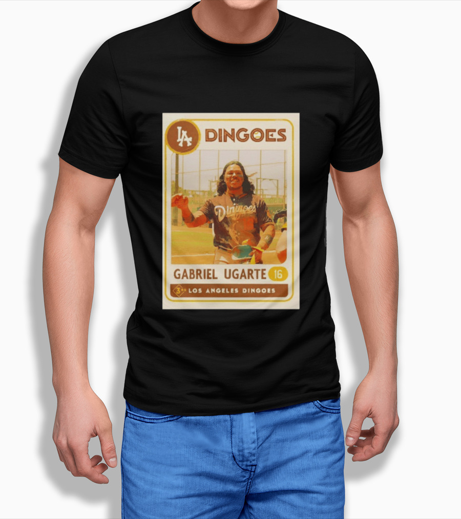 Los Angeles Dingoes Gabriel Ugarte 16 Player Card T-Shirt