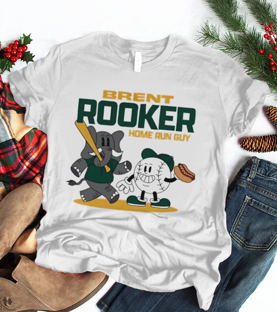 Brent Rooker Oakland Athletics Home Run Guy Elephant Baseball Hotdog T-Shirt