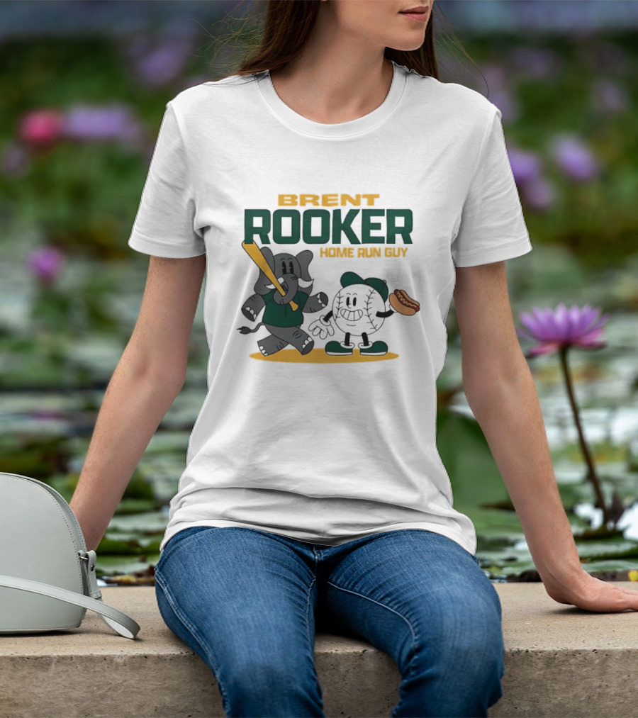 Brent Rooker Oakland Athletics Home Run Guy Elephant Baseball Hotdog T-Shirt