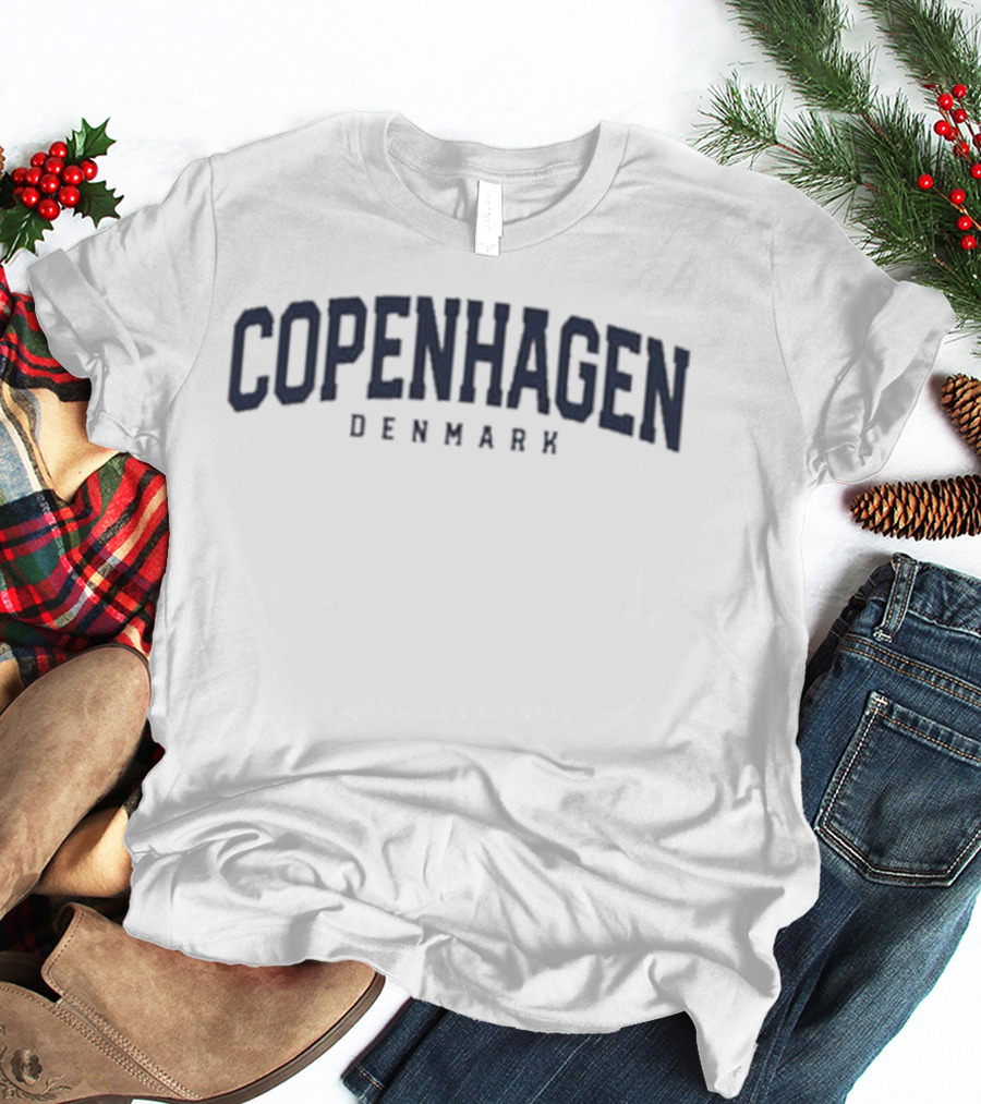 Copenhagen Denmark Vintage Style Arch T-Shirt