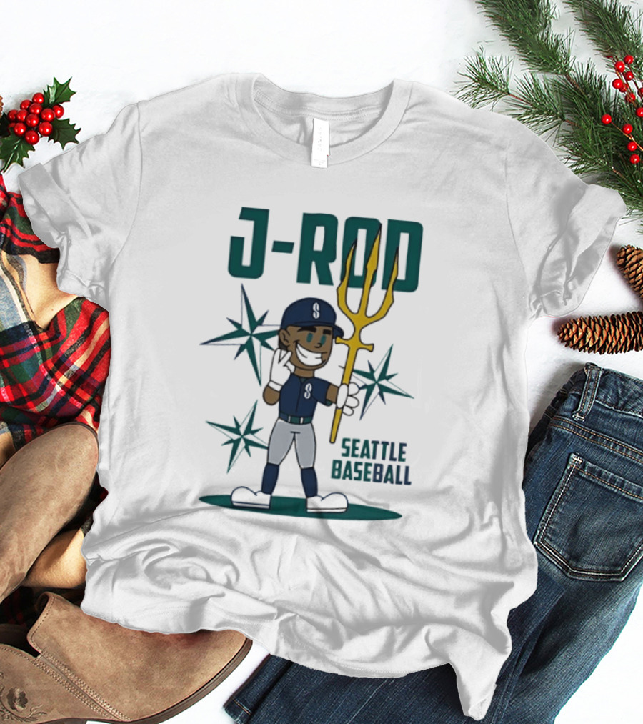 Julio Rodríguez J Rod Seattle Baseball MLB Players Mariners T-Shirt