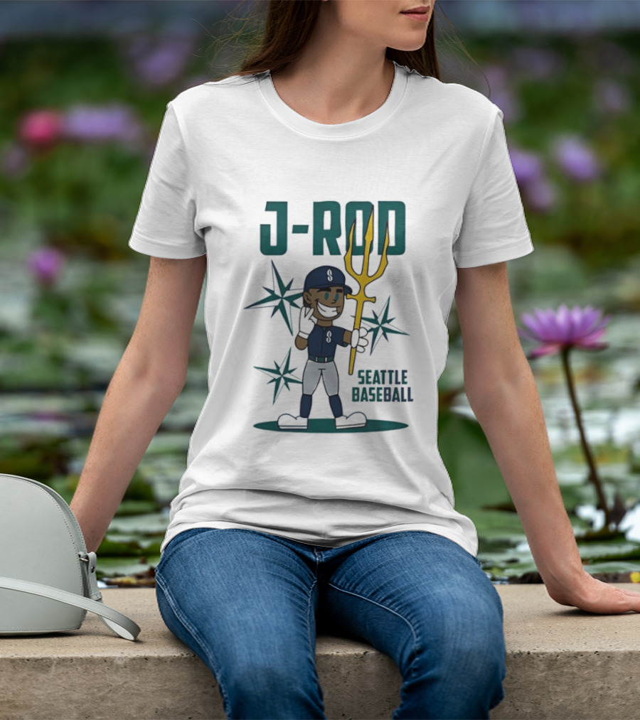 Julio Rodríguez J Rod Seattle Baseball MLB Players Mariners T-Shirt
