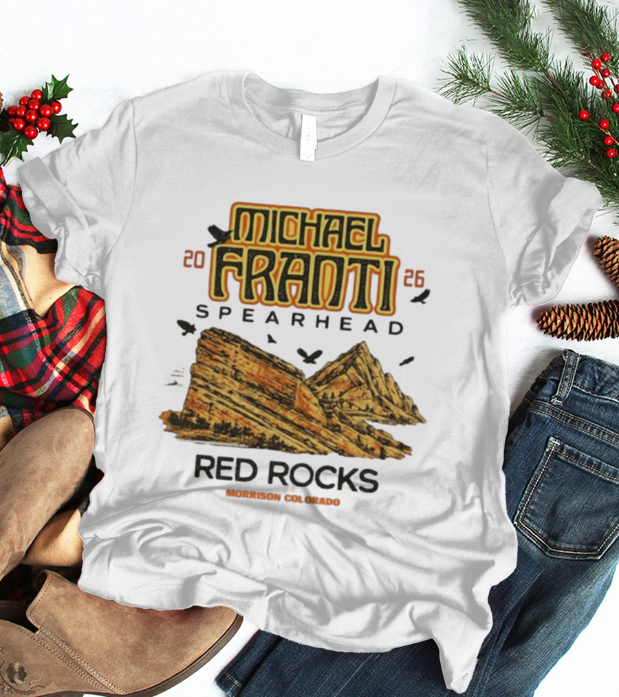 Michael Franti Spearhead 2026 Red Rocks Morrison Colorado T-Shirt