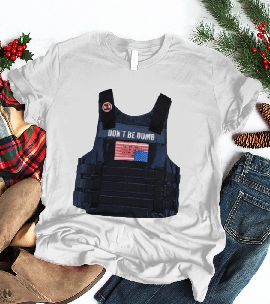 Original A$AP Rocky Don't Be Dumb Tour Tactical Vest With Patch T-Shirt