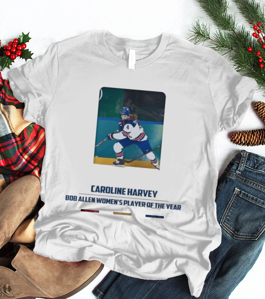 Caroline Harvey Bob Allen Women's Player Of The Year Ice Hockey USA Team 4 T-Shirt