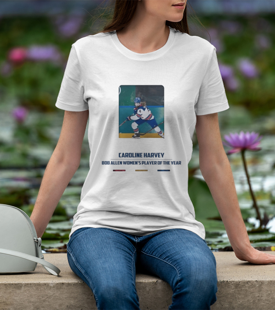 Caroline Harvey Bob Allen Women's Player Of The Year Ice Hockey USA Team 4 T-Shirt