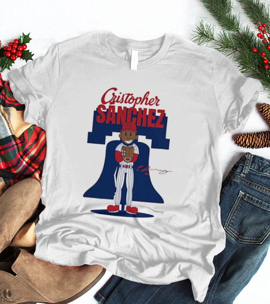 Cristopher Sanchez Philadelphia Phillies MLB Player Number 61 T-Shirt