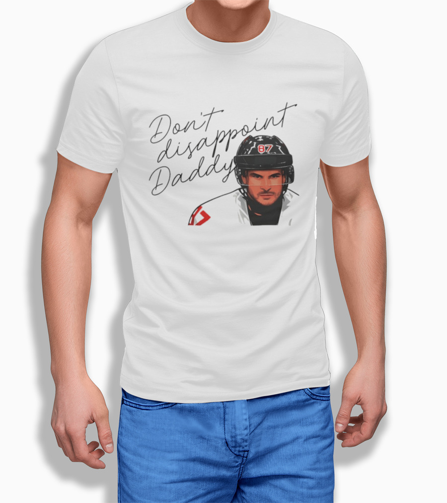 Don't Disappoint Daddy Sidney Crosby Hockey Legend 87 T-Shirt