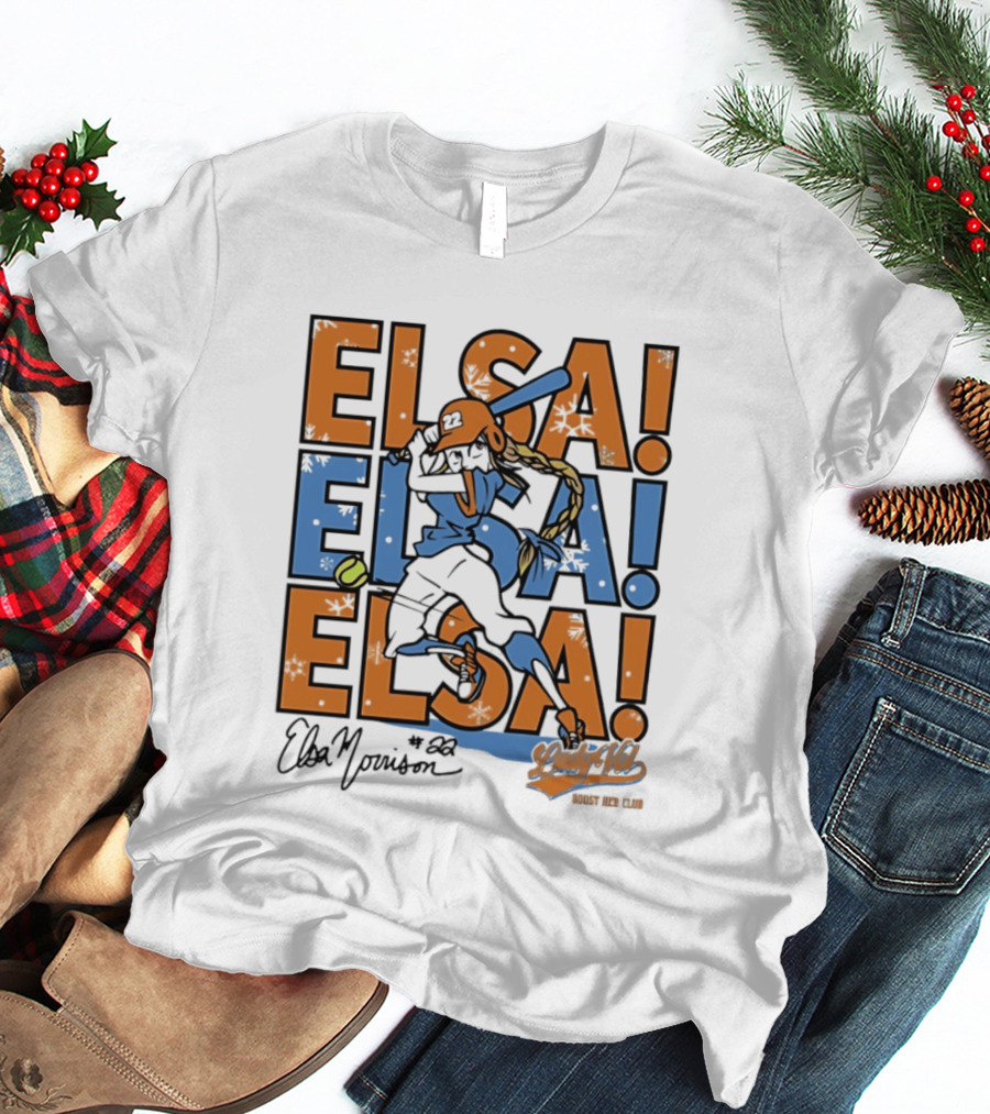 Elsa Morrison Lady Vol Tennessee Elsa 22 Boost Her Club T-Shirt