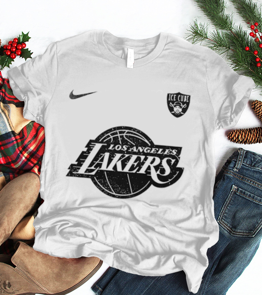 Los Angeles Lakers Ice Cube Truth To Power Four Decades Of Attitude Tour Nike Collaboration T-Shirt