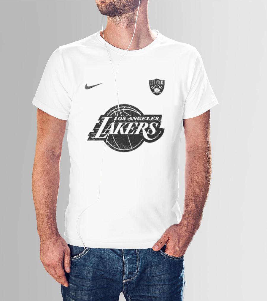 Los Angeles Lakers Ice Cube Truth To Power Four Decades Of Attitude Tour Nike Collaboration T-Shirt