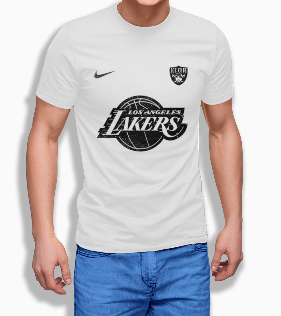 Los Angeles Lakers Ice Cube Truth To Power Four Decades Of Attitude Tour Nike Collaboration T-Shirt