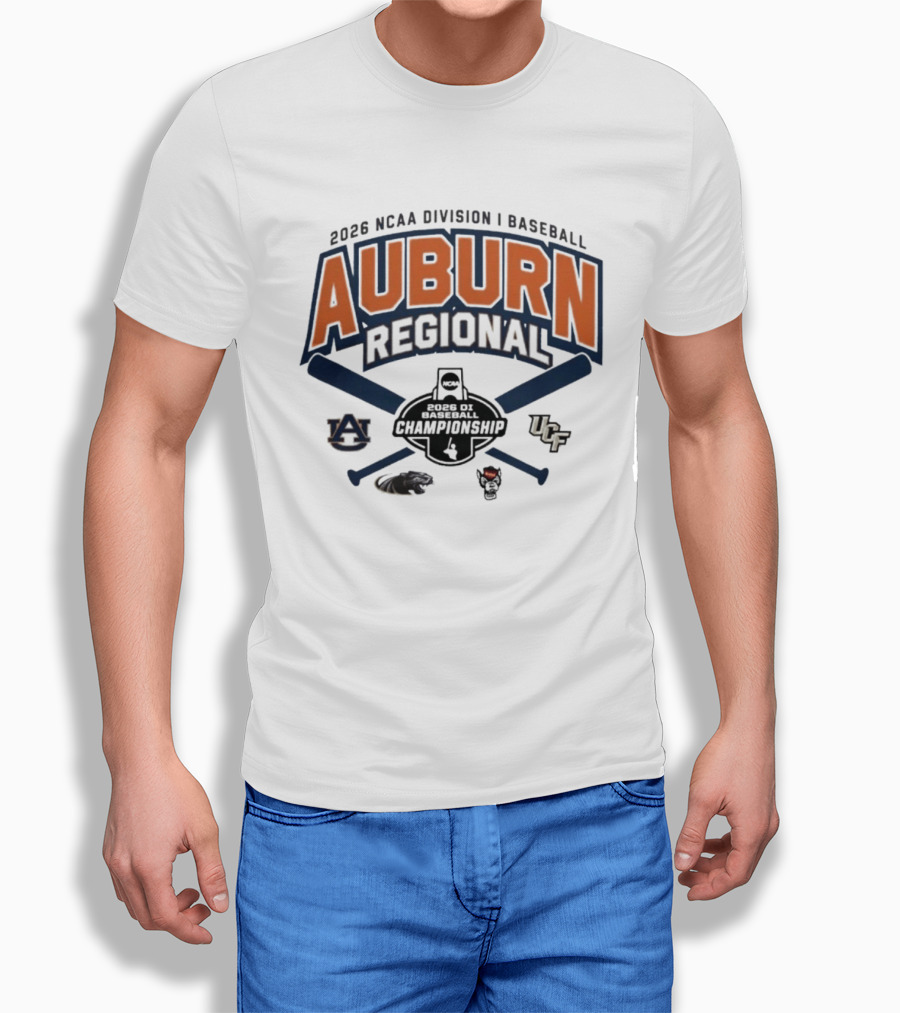 2026 NCAA Division I Baseball Auburn Regional Championship T-Shirt