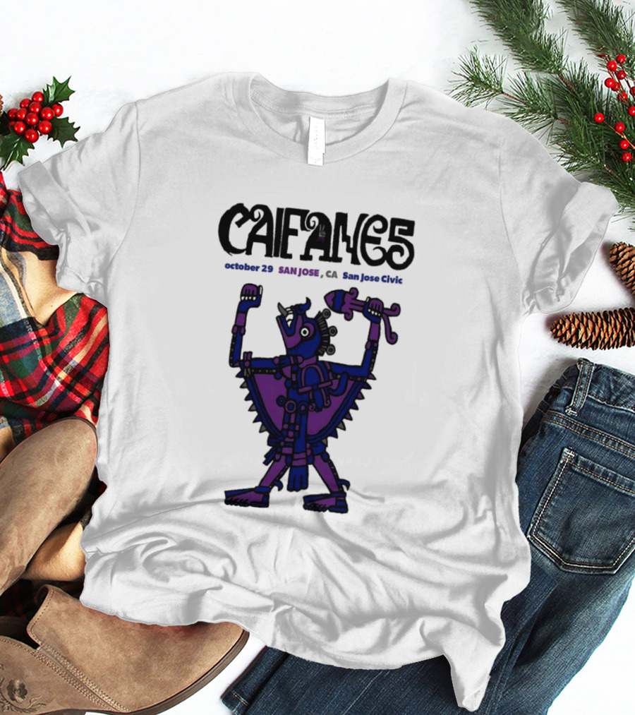Caifanes October 29 2026 San Jose CA Concert T-Shirt
