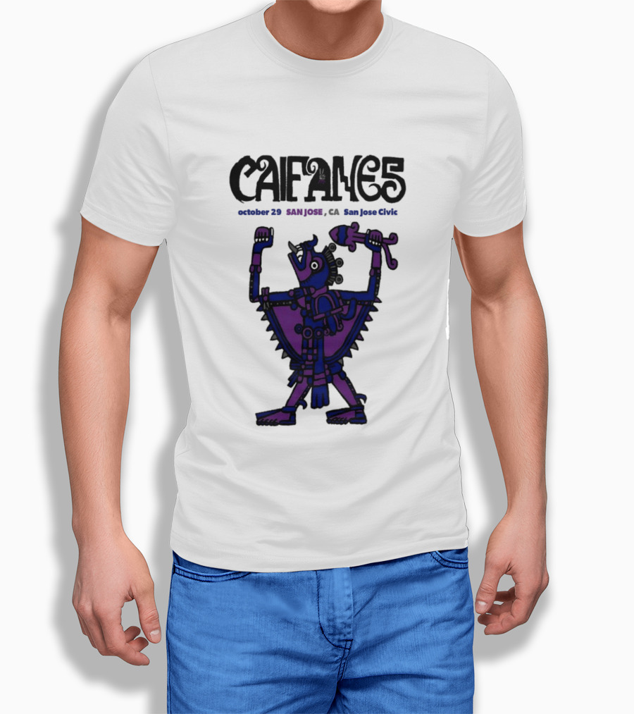 Caifanes October 29 2026 San Jose CA Concert T-Shirt