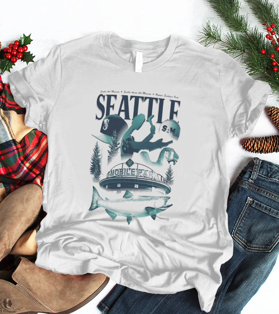 Seattle Mariners Mobile Park Sea Life Museum Night T-Shirt