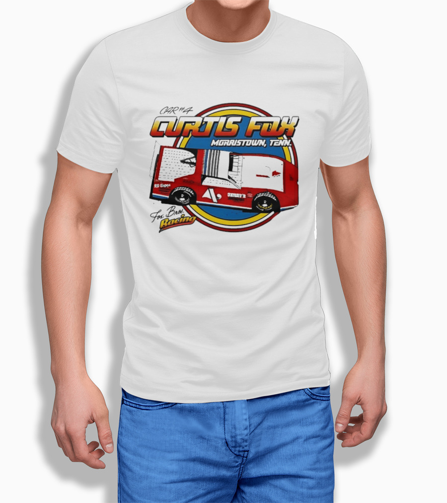 Curtis Fox Morristown Tennessee Fox Bros Racing Car No 4 T-Shirt