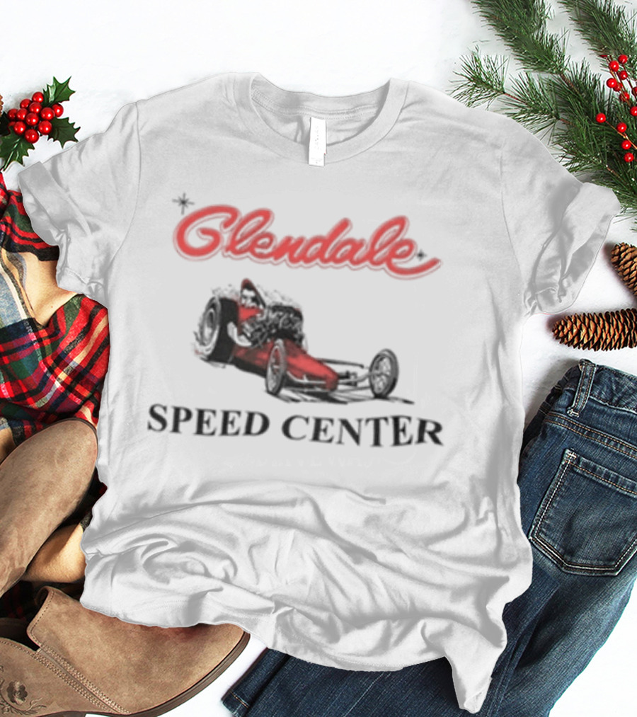 Glendale Speed Center Dragster Classic Racing T-Shirt