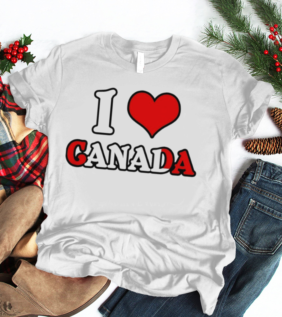 I Heart Canada Love T-Shirt