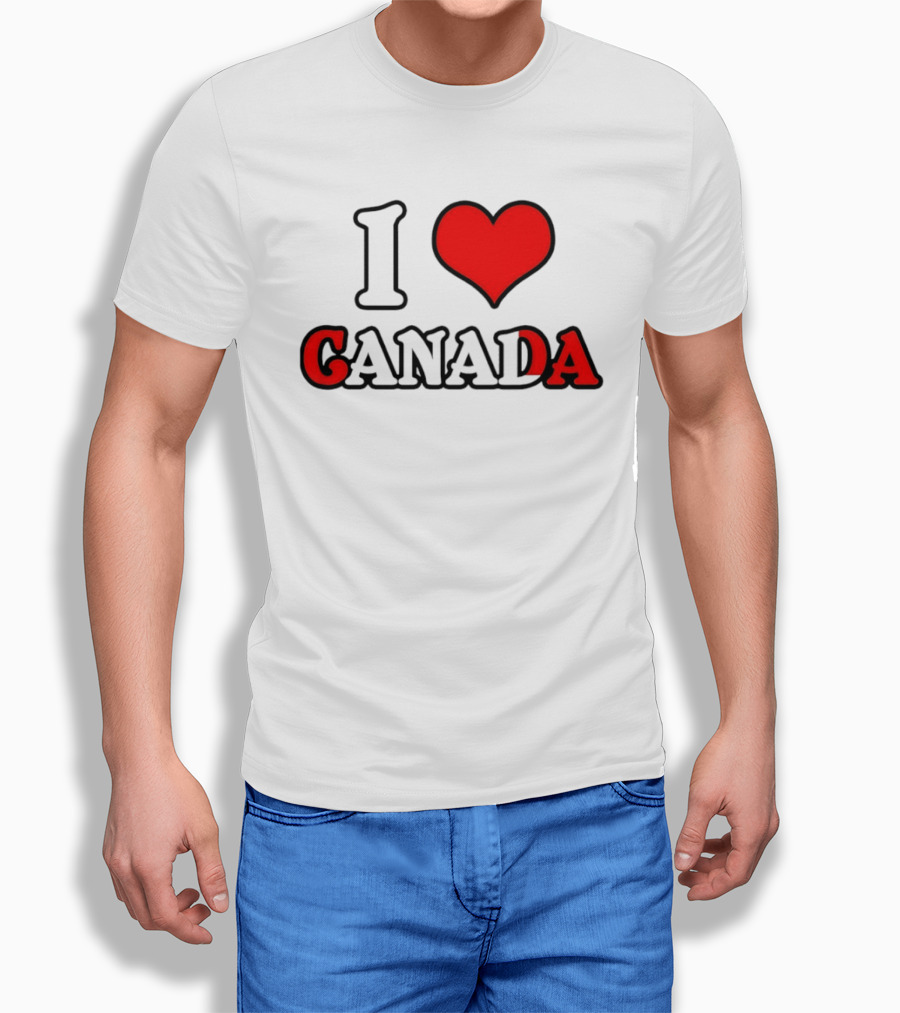 I Heart Canada Love T-Shirt