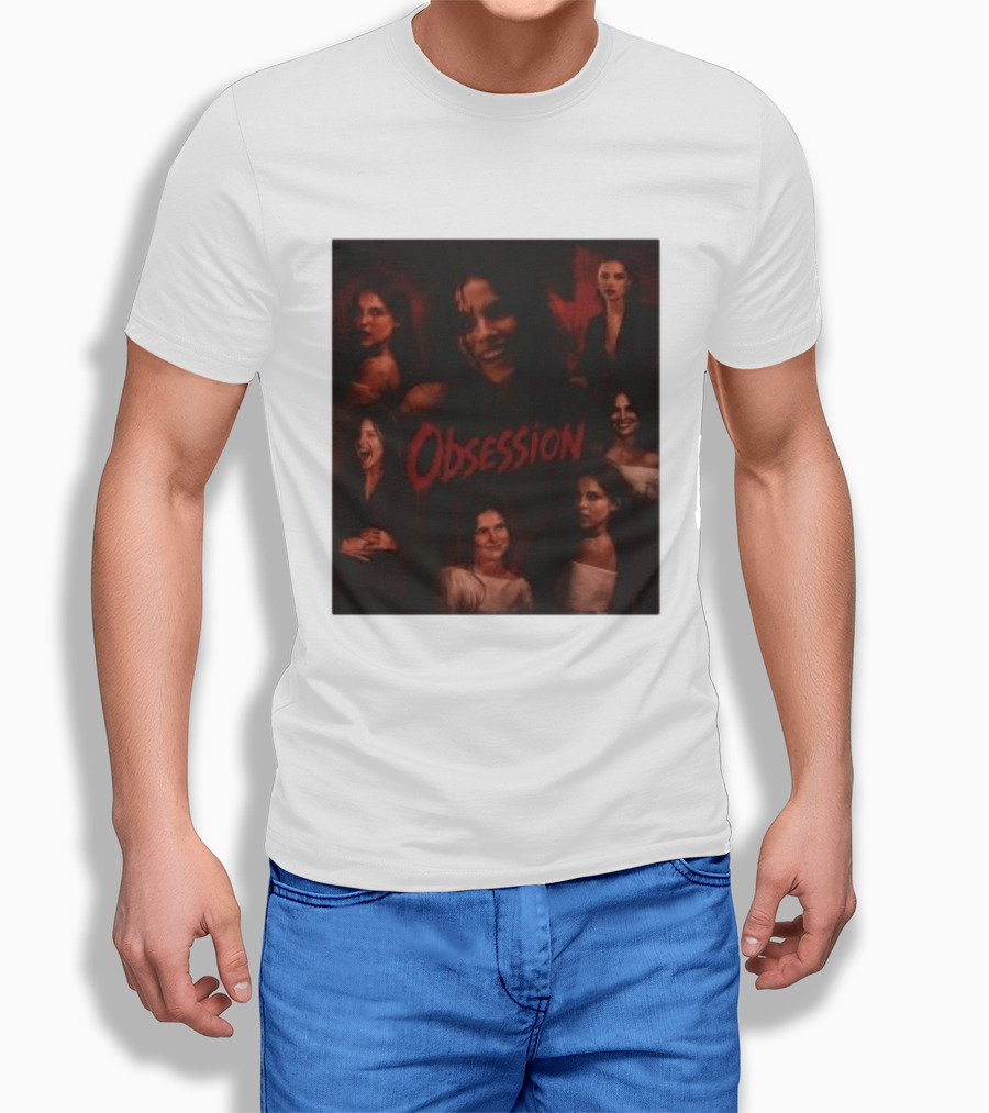 Obsession Nikki Multiple Expressions Dark Red Portraits T-Shirt