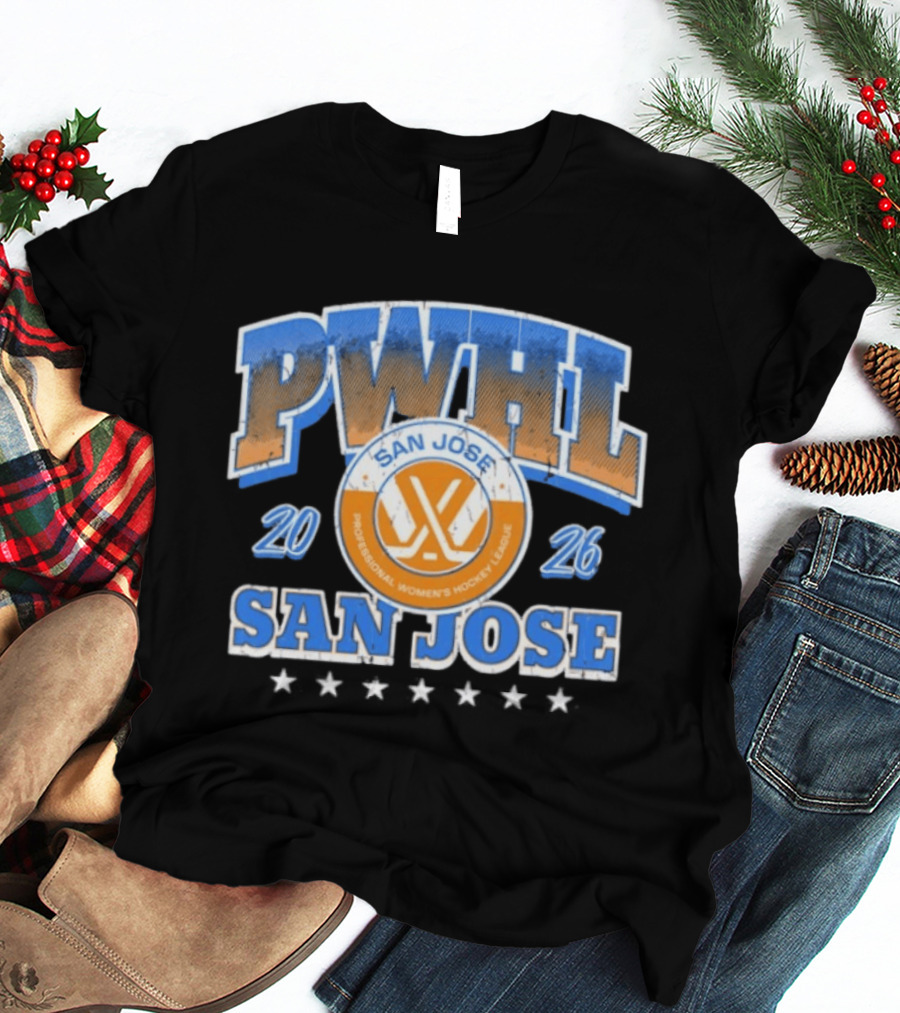 2026 PWHL San Jose Professional Women's Hockey League Lil' Olsen Sportiqe T-Shirt