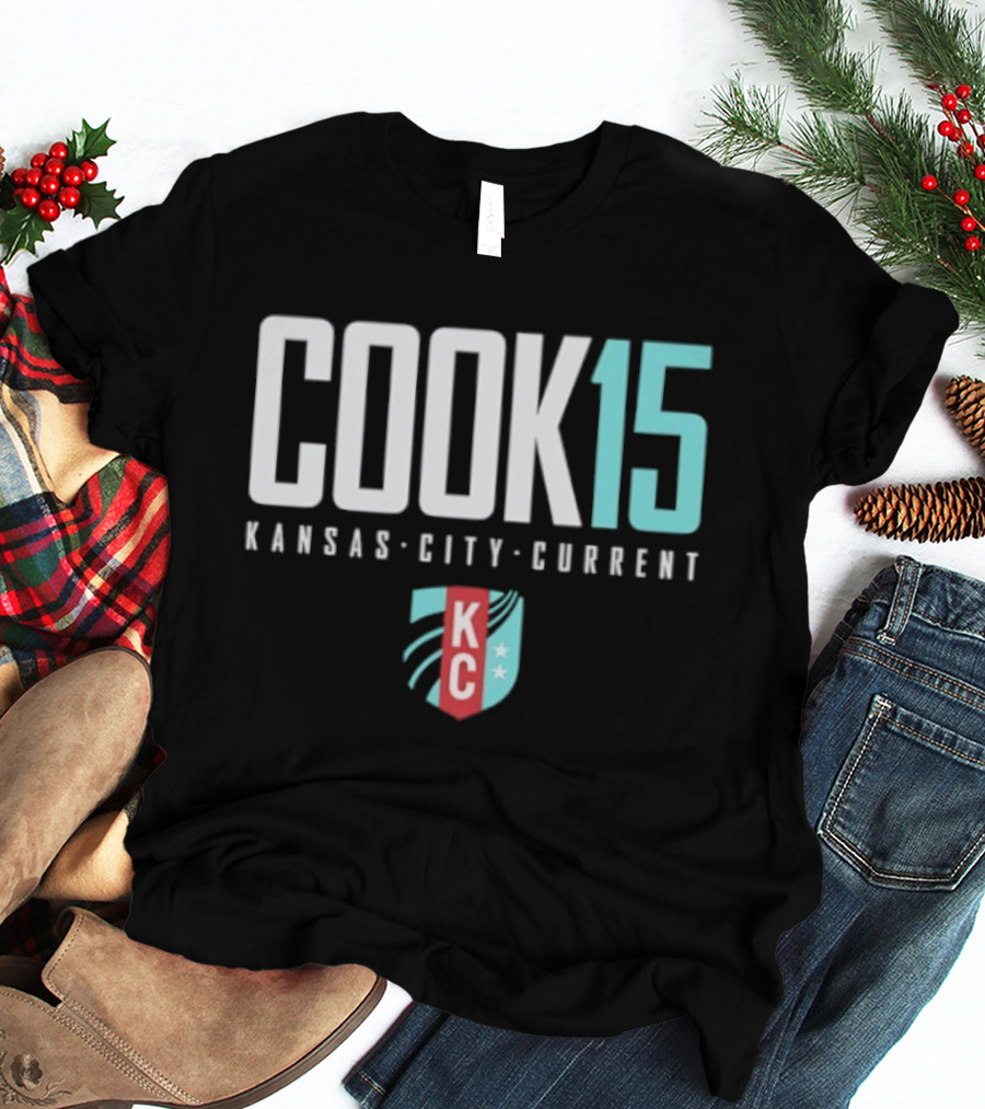 COOK 15 Kansas City Current NWSL KC T-Shirt