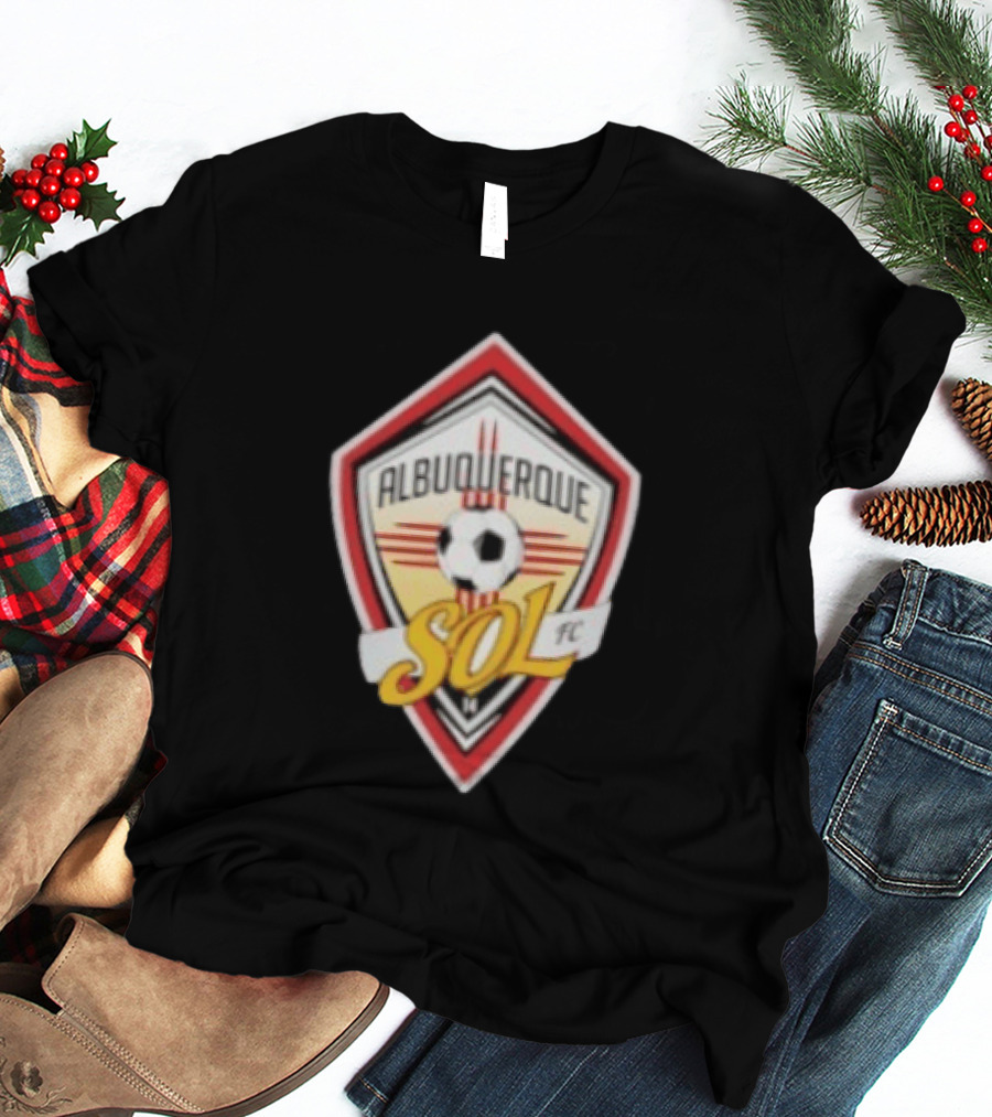 Albuquerque Sol FC Soccer Emblem 2026 Football T-Shirt