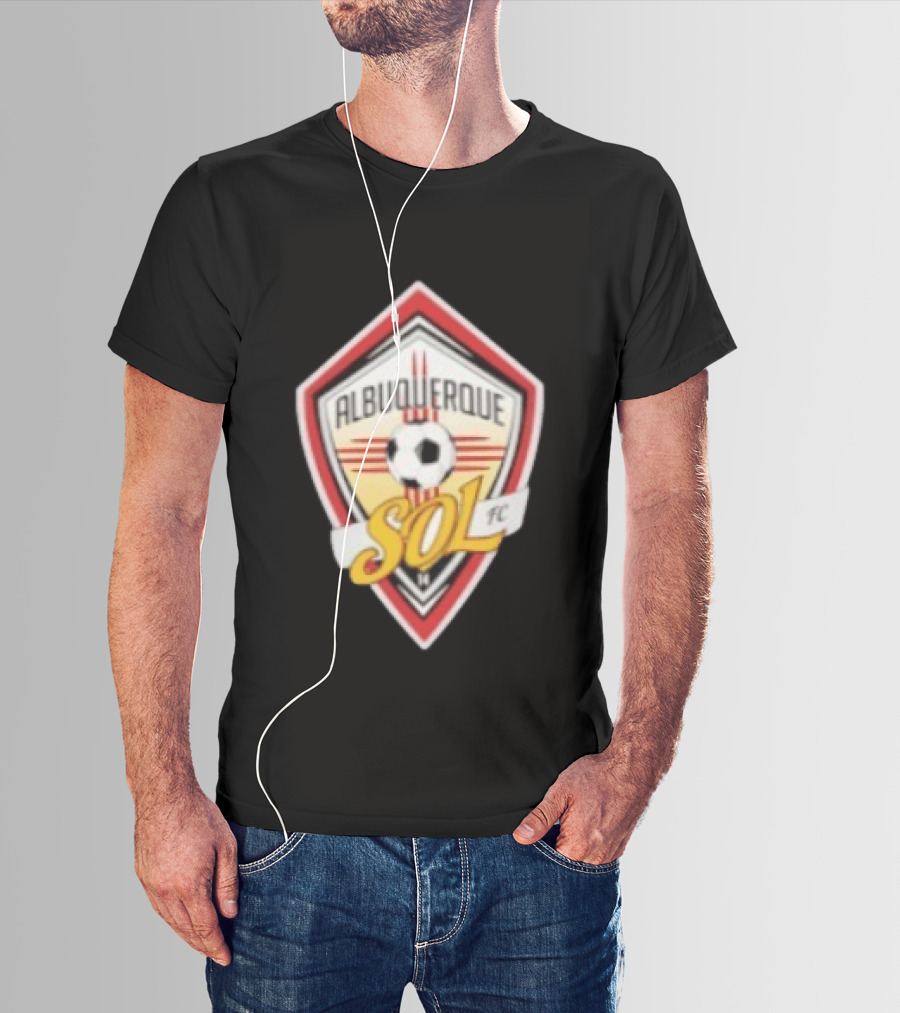 Albuquerque Sol FC Soccer Emblem 2026 Football T-Shirt