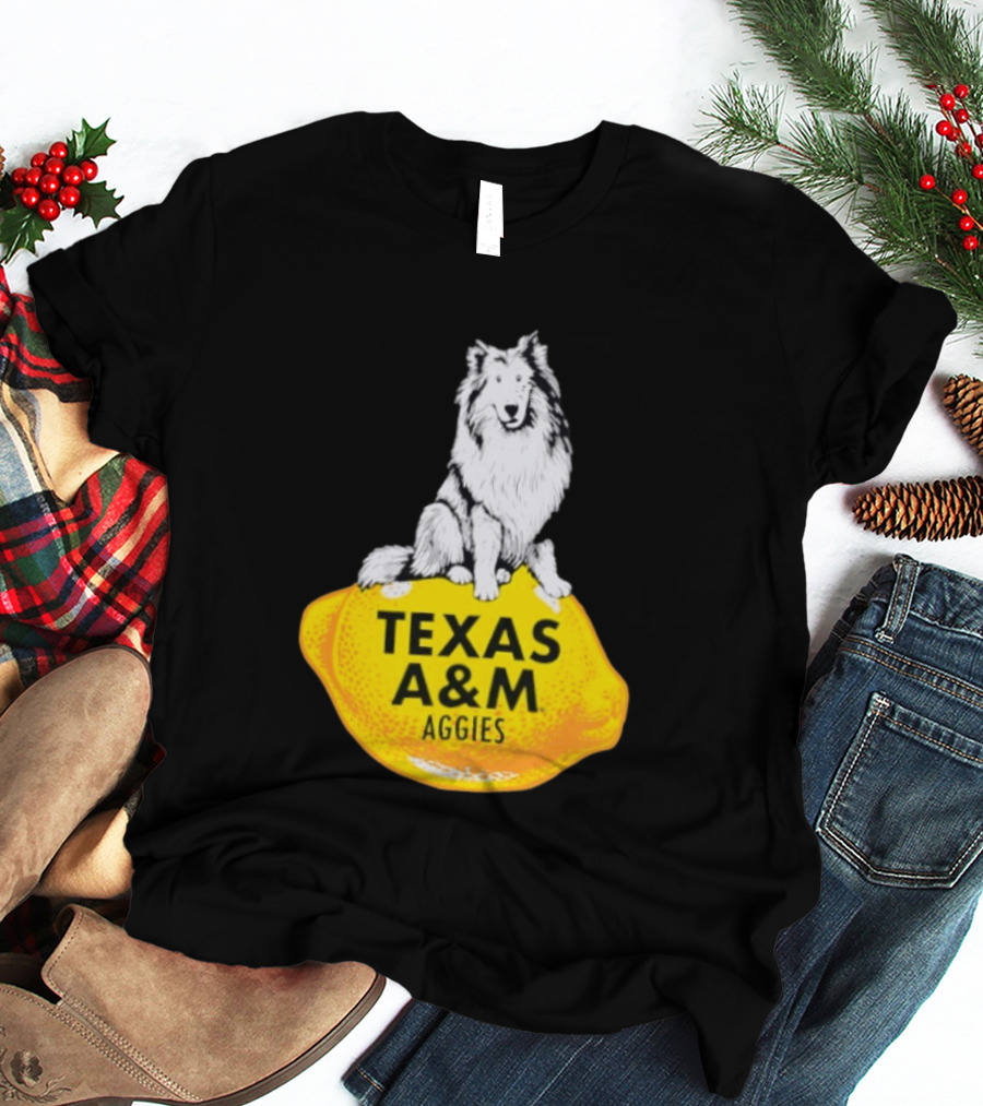 Texas A And M Aggies Husky Lemon T-Shirt