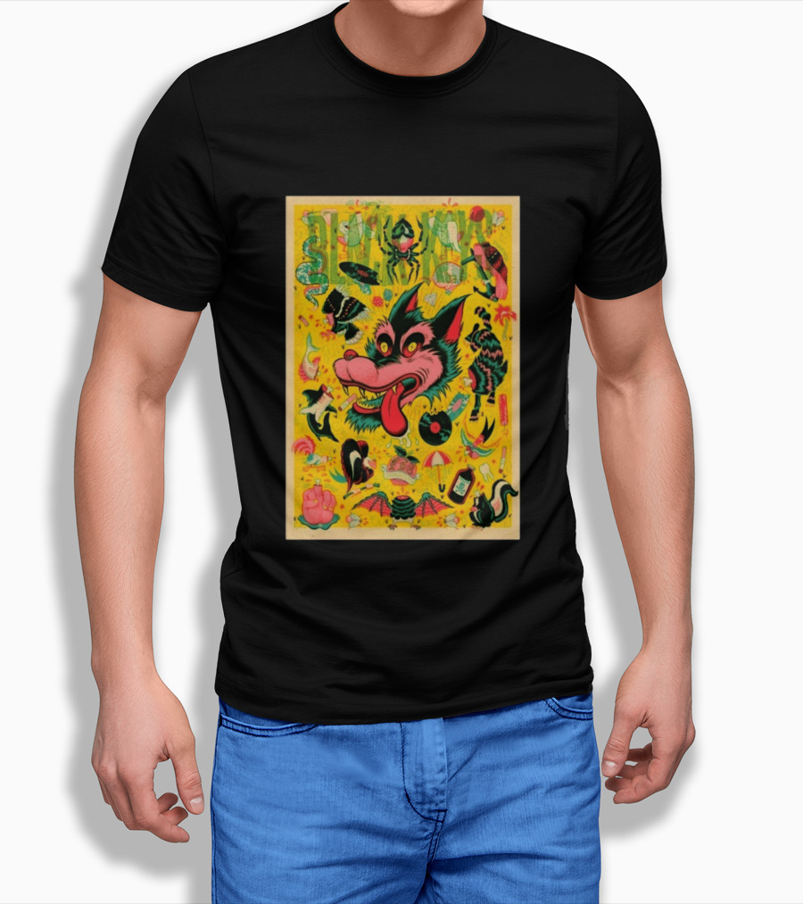 The Black Keys Carnation WA May 29 30 2026 Wolf Spider Vinyl Record T-Shirt