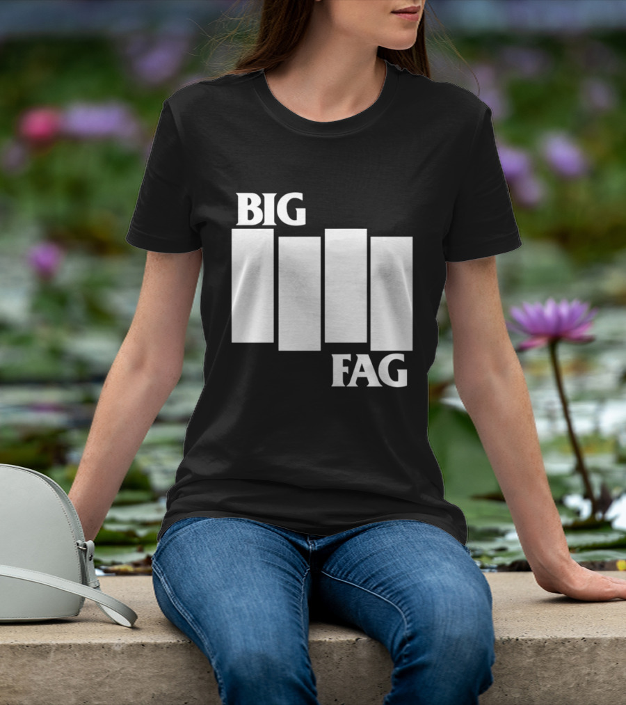 Big Fag Black Flag Bars 2026 T-Shirt