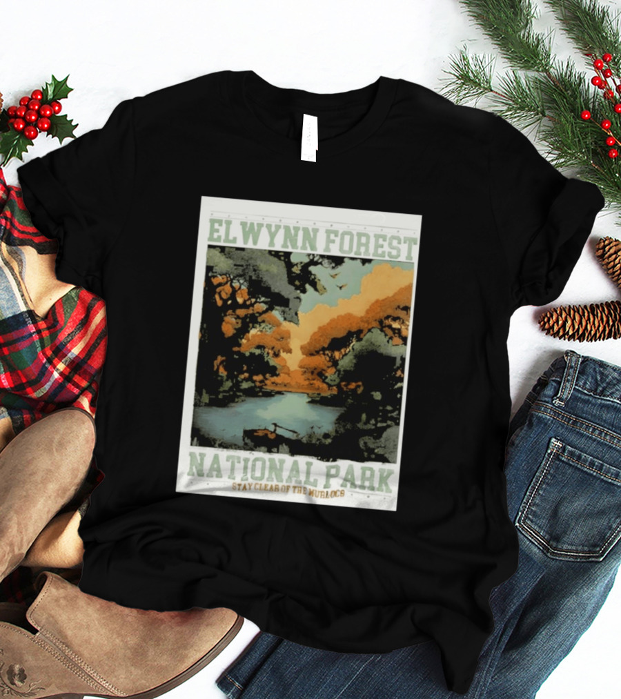 Elwynn Forest National Park Stay Clear Of The Murlocs T-Shirt