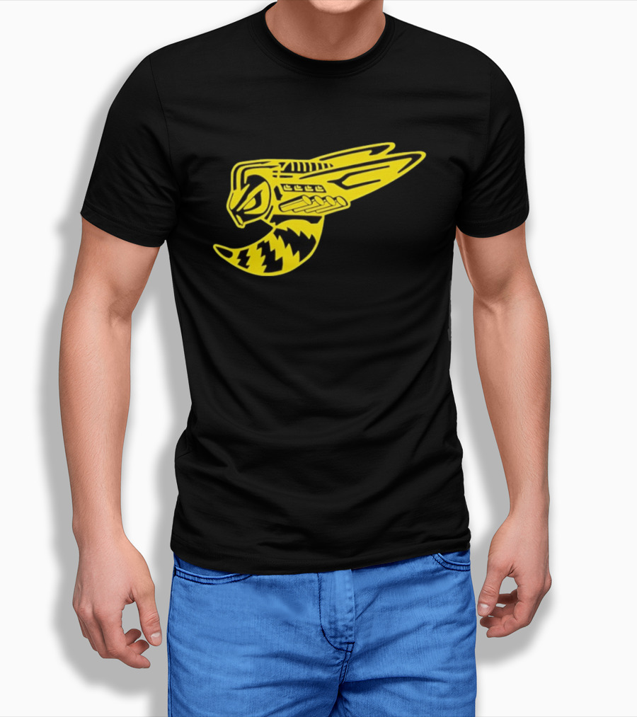 Supercharged Hornet Racing Style Yellow Black Hornet T-Shirt