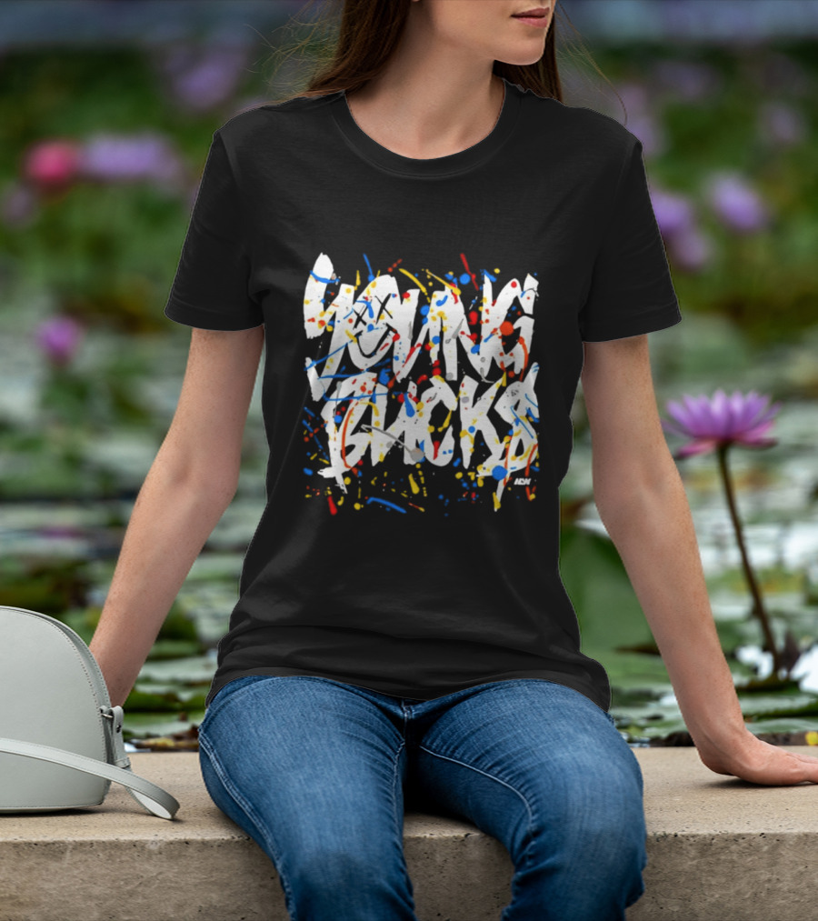 Young Bucks Colorful Splatter Street T-Shirt