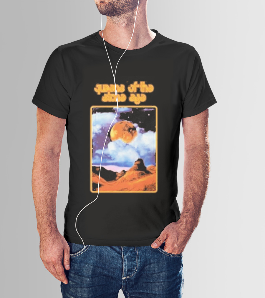 Queens Of The Stone Age Cosmic Moon Scene T-Shirt