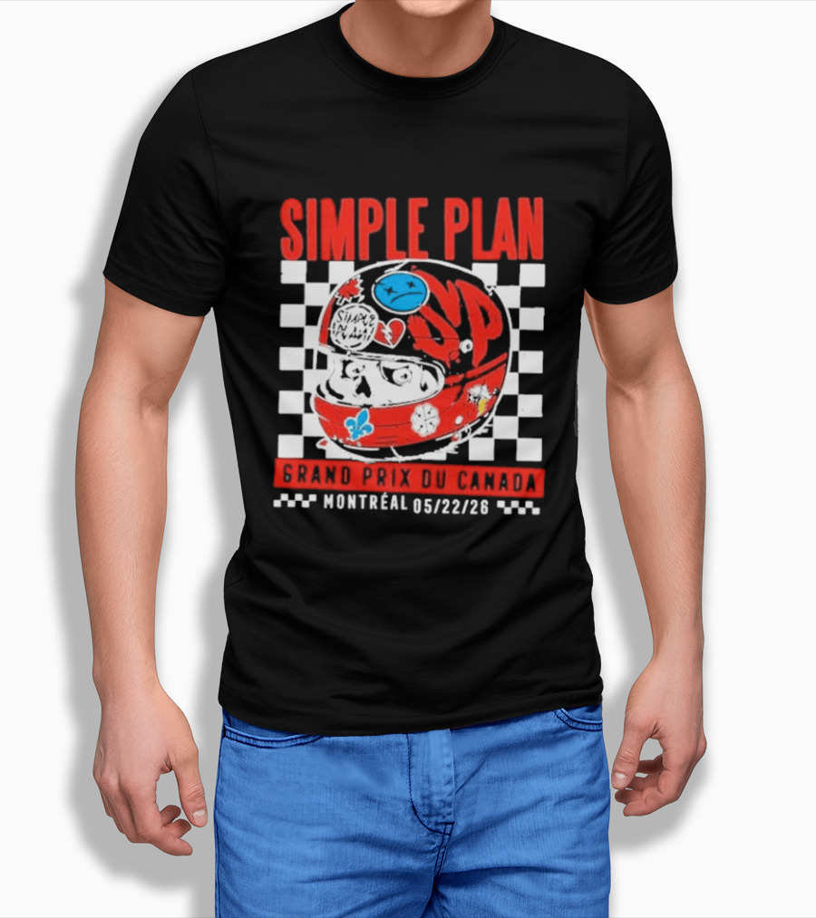 Simple Plan Grand Prix Du Canada Montreal 05/22/26 T-Shirt