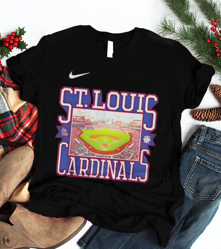 St. Louis Cardinals Baseball Stadium Nike MLB T-Shirt