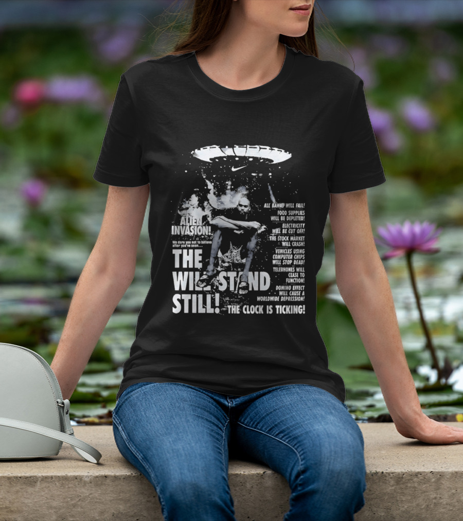 Victor Wembanyama San Antonio Spurs Alien Invasion The Will Stand Still The Is Ticking T-Shirt