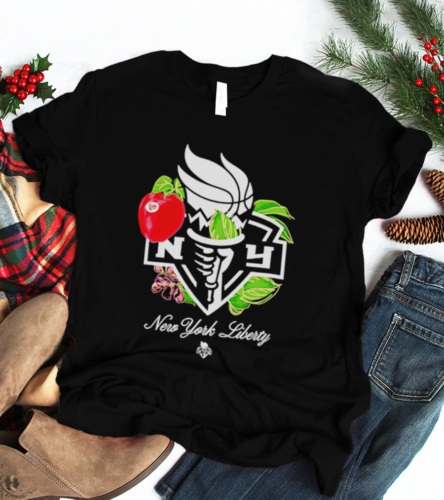 New York Liberty Floral Fruit Capsule Collection T-Shirt