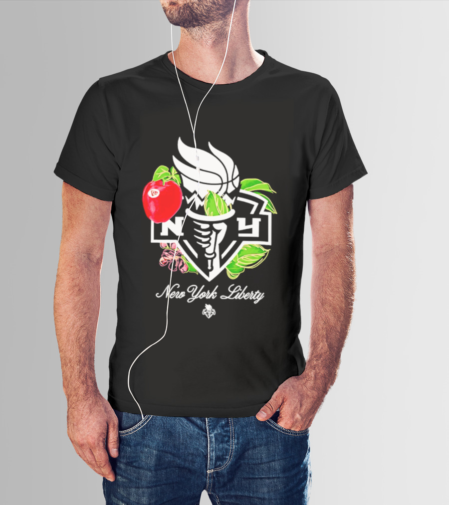 New York Liberty Floral Fruit Capsule Collection T-Shirt