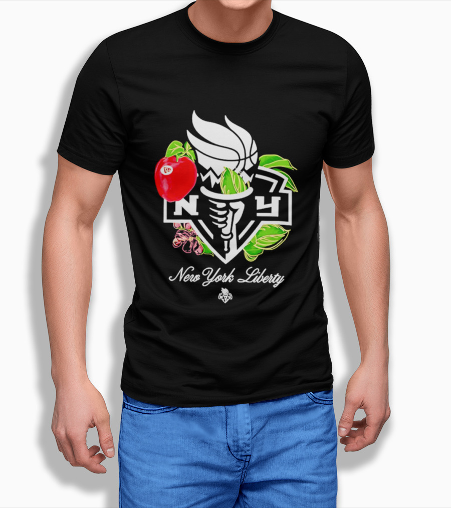 New York Liberty Floral Fruit Capsule Collection T-Shirt